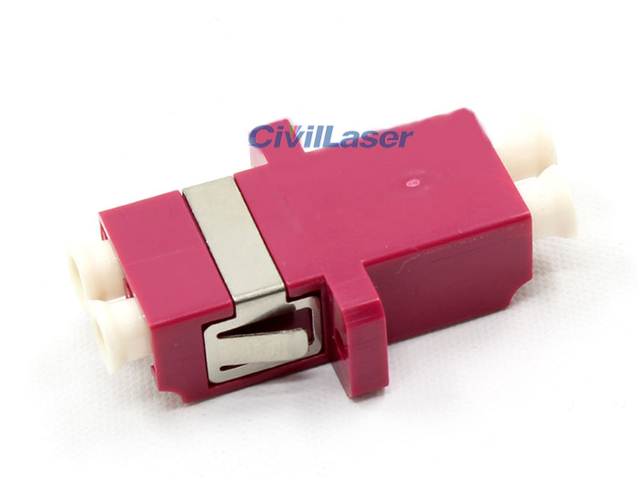 Integrated Type Multimode Double Core Plastic Fiber Optic Adapter